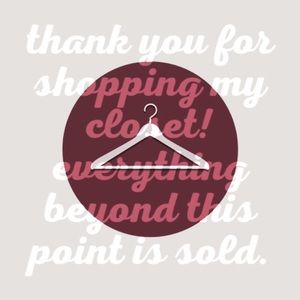 Stop here ✋🏼 The rest is sold 🛑